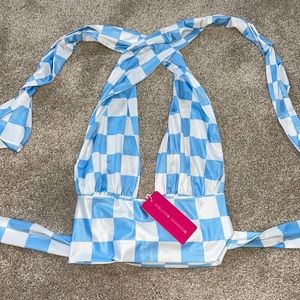 Beginning Boutique halter neck crop top